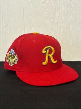 Tacoma Rainiers New Era 59Fifty Official Red 2015 World Series Fitted Hat 7 3/8